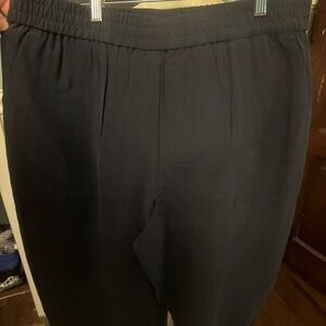 J Jill Pure Jill Navy Sand Wash Women’s Pants Size Large Tall